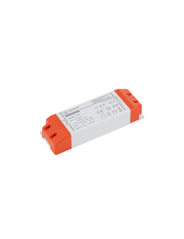 Accessories for magnetic busbars - Nowodvorski 48V DC, 80W, POWER SUPPLY Rail systems 1-circuit magnetic LVM Universal accessories Max power 80W White 11301 - product kolory-swiatla.pl 1