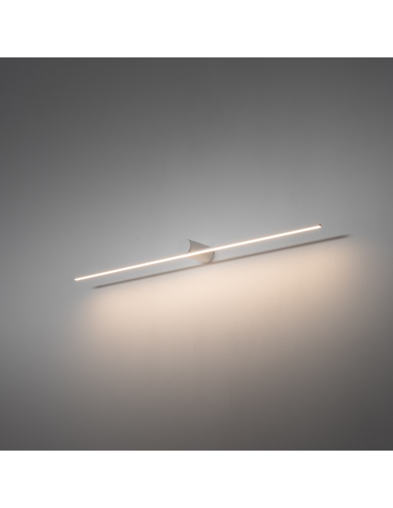 Wall lamps over the mirror - Nowodvorski SPIN LED M Wall Sconces Max power 14W LED 3000K White 11586 - product kolory-swiatla.pl 2