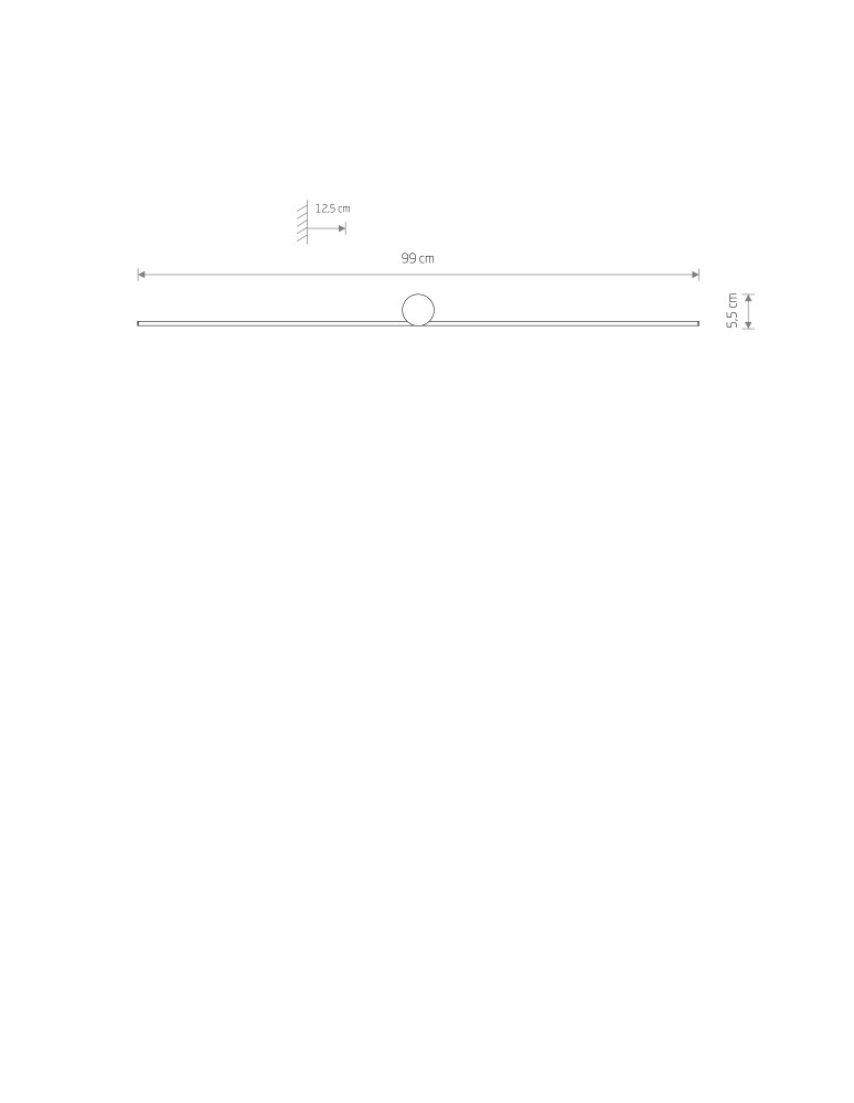 Wall lamps over the mirror - Nowodvorski SPIN LED M Wall Sconces Max power 14W LED 3000K White 11586 - product kolory-swiatla.pl 9