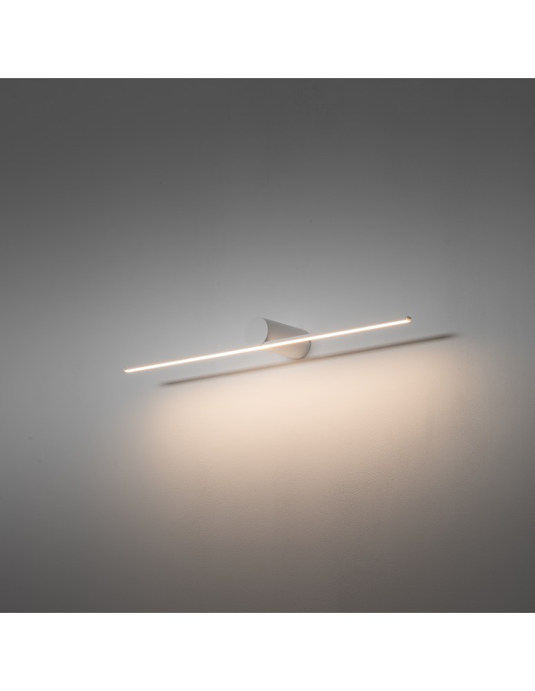 Wall lamps over the mirror - Nowodvorski SPIN LED S Wall Sockets Max power 10W LED 3000K White 11587 - product kolory-swiatla.pl 2