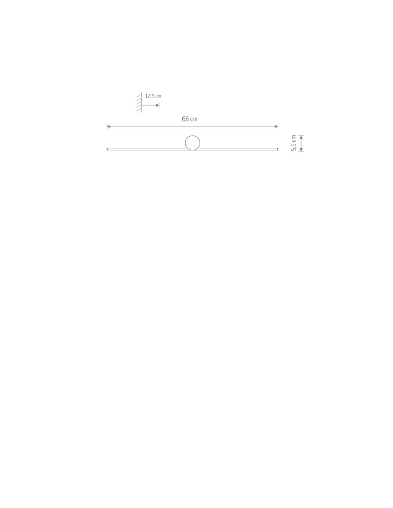 Wall lamps over the mirror - Nowodvorski SPIN LED S Wall Sockets Max power 10W LED 3000K White 11587 - product kolory-swiatla.pl 9