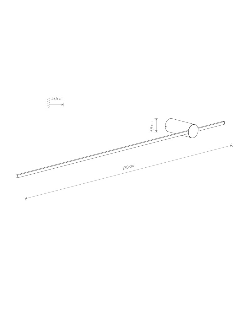 Designer wall lamps - Nowodvorski SABER LED L Wall Mounts Max power 16W LED 4000K White 11590 - product kolory-swiatla.pl 6