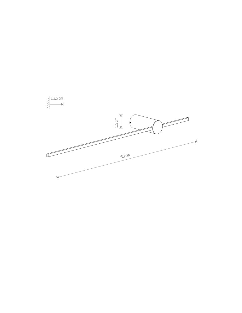Designer wall lamps - Nowodvorski SABER LED M Wall Mounts Max power 11W LED 3000K White 11591 - product kolory-swiatla.pl 6
