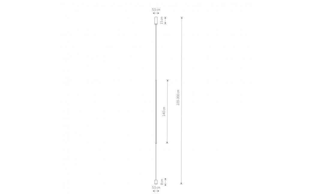 Nowodvorski VERTIC LED Lampy sufitowe Lampy wiszące Max moc 19W LED 3000K Biały 11606