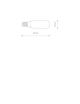 Nowodvorski BULB LED E14, T25, 4W E14 Max power 4W LED 3000K White 11525 - product 2