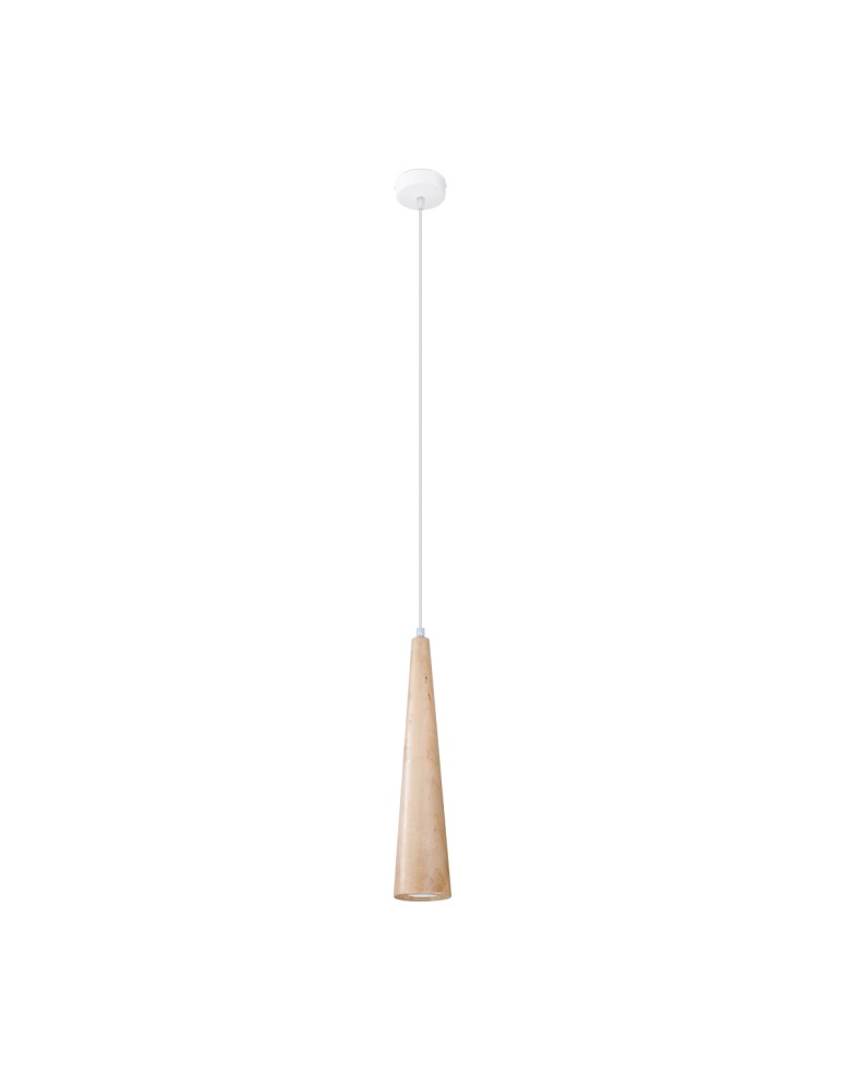 Pendant lamps - Sollux SULA 1 natural wood pendant lamp SL.1100 - product kolory-swiatla.pl 1