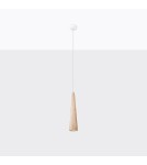 Pendant lamps - Sollux SULA 1 natural wood pendant lamp SL.1100 - product 2