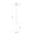 Pendant lamps - Sollux SULA 3P pendant lamp natural wood SL.1101 - product 4