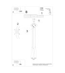 Pendant lamps - Sollux SULA 3P pendant lamp natural wood SL.1101 - product 5