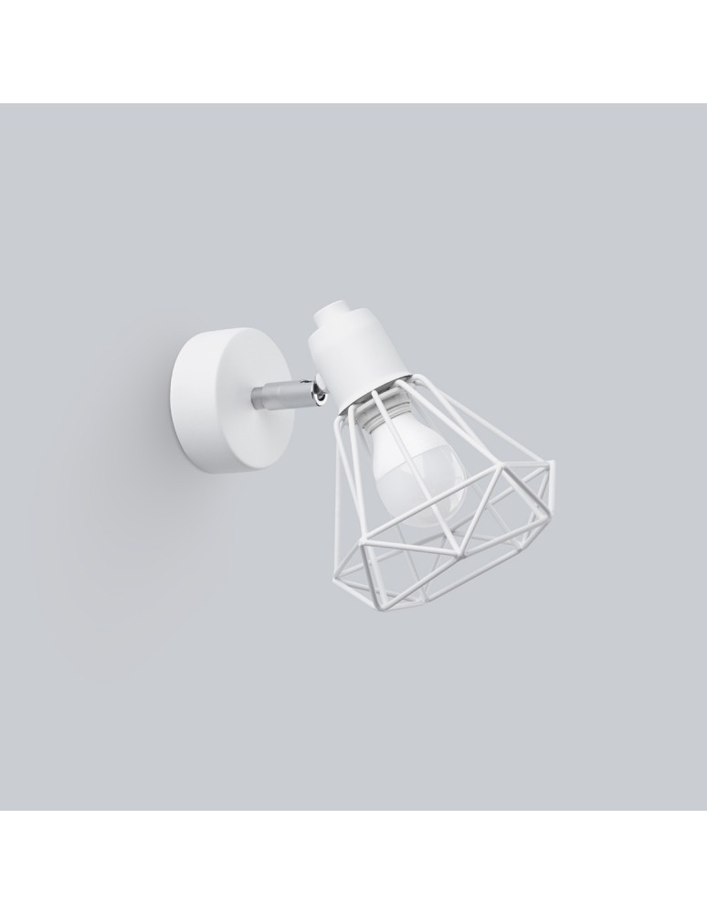 Wall lamps - Sollux Wall lamp ARTEMIS 1 white SL.1102 - product kolory-swiatla.pl 2