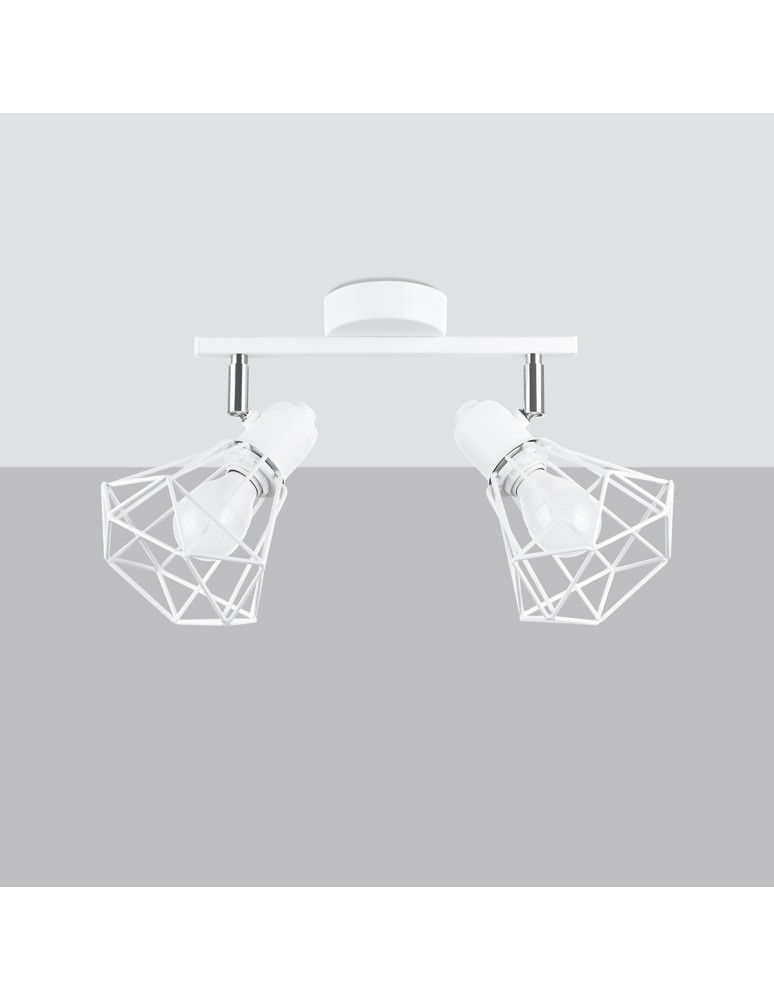 Adjustable ceiling lamps - spots - Sollux Plafond ARTEMIS 2 white SL.1103 - product kolory-swiatla.pl 2