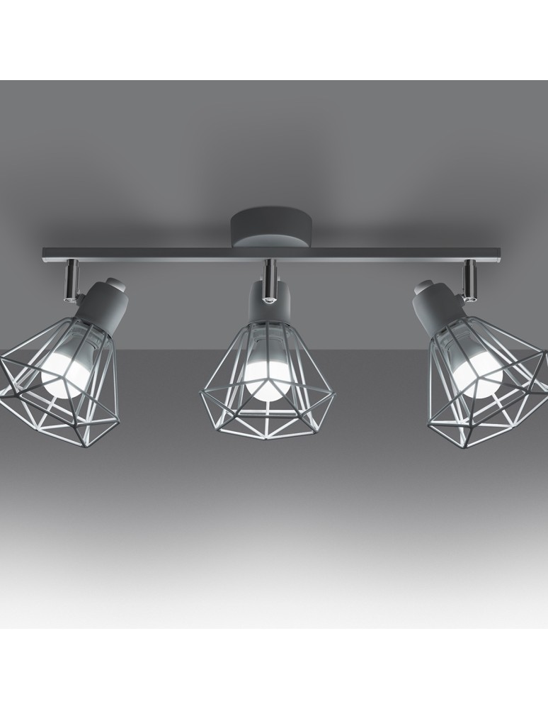 Adjustable ceiling lamps - spots - Sollux Plafond ARTEMIS 3 white SL.1104 - product kolory-swiatla.pl 3