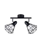 Adjustable ceiling lamps - spots - Sollux Plafond ARTEMIS 2 black SL.1106 - product 1