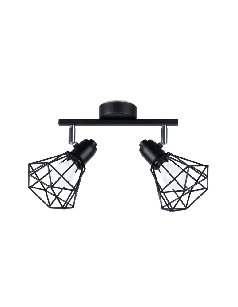 Adjustable ceiling lamps - spots - Sollux Plafond ARTEMIS 2 black SL.1106 - product kolory-swiatla.pl 1