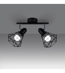 Adjustable ceiling lamps - spots - Sollux Plafond ARTEMIS 2 black SL.1106 - product 3