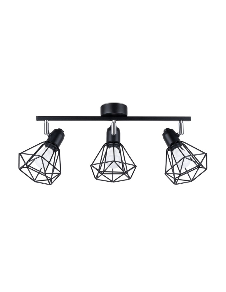 Adjustable ceiling lamps - spots - Sollux Plafond ARTEMIS 3 black SL.1107 - product kolory-swiatla.pl 1