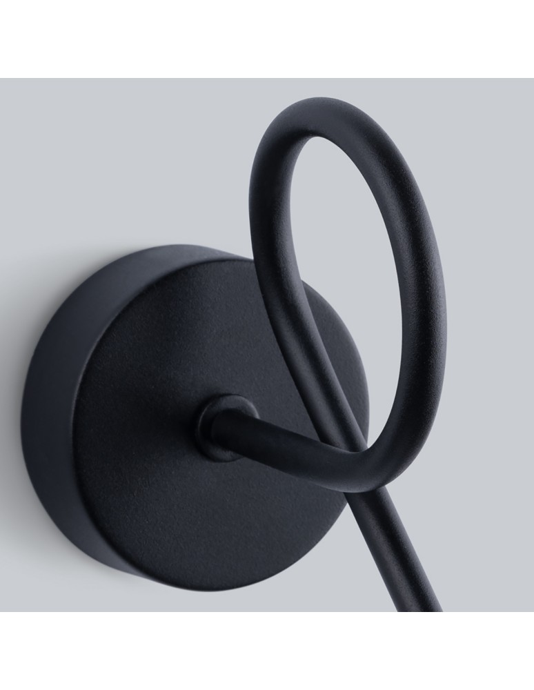 Wall lamps - Sollux Wall lamp ARTEMIS 1S black SL.1108 - product kolory-swiatla.pl 4