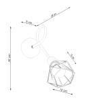 Wall lamps - Sollux Wall lamp ARTEMIS 1S black SL.1108 - product 5