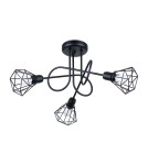 Chandeliers - Sollux Chandelier ARTEMIS 3S black SL.1109 - product 1