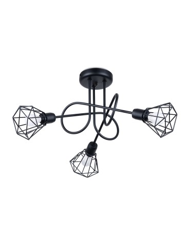 Sollux Chandelier ARTEMIS 3S black SL.1109