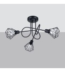 Chandeliers - Sollux Chandelier ARTEMIS 3S black SL.1109 - product 2