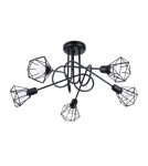 Chandeliers - Sollux Chandelier ARTEMIS 5S black SL.1110 - product 1