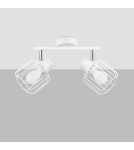 Adjustable ceiling lamps - spots - Sollux Plafond BELUCI 2 white SL.1112 - product 2