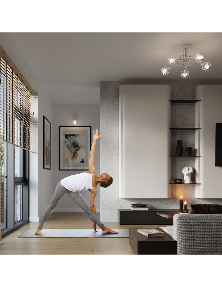 Adjustable ceiling lamps - spots - Sollux Plafond BELUCI 2 white SL.1112 - product kolory-swiatla.pl 7