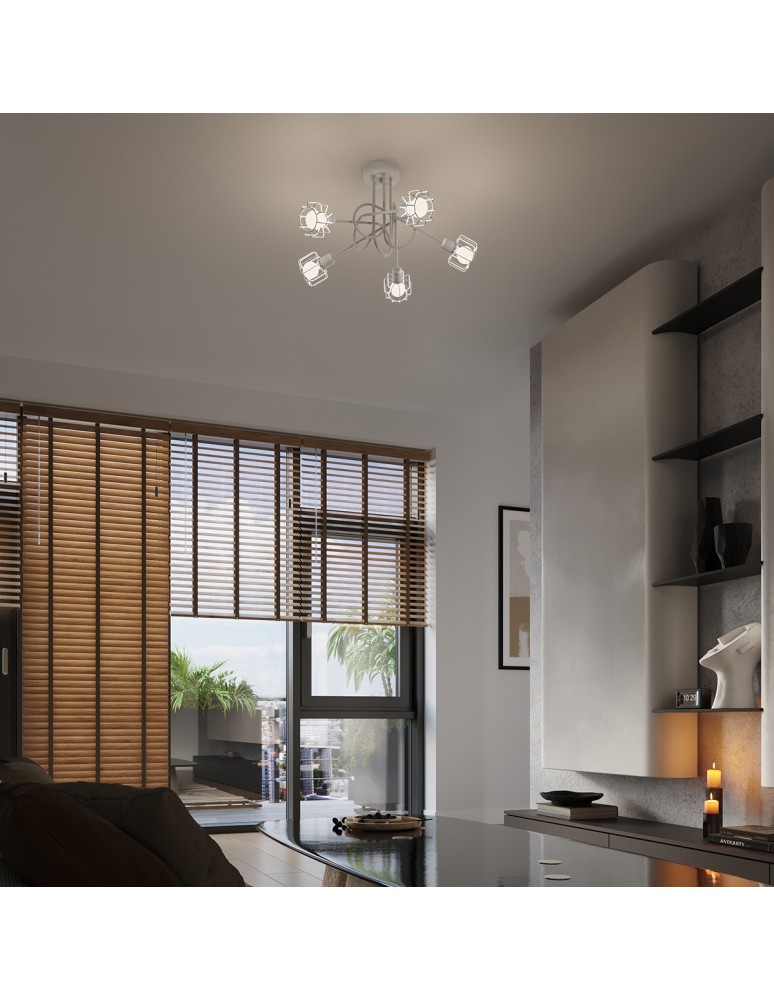 Adjustable ceiling lamps - spots - Sollux Plafond BELUCI 2 white SL.1112 - product kolory-swiatla.pl 8