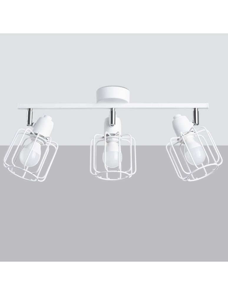 Adjustable ceiling lamps - spots - Sollux Plafond BELUCI 3 white SL.1113 - product kolory-swiatla.pl 2