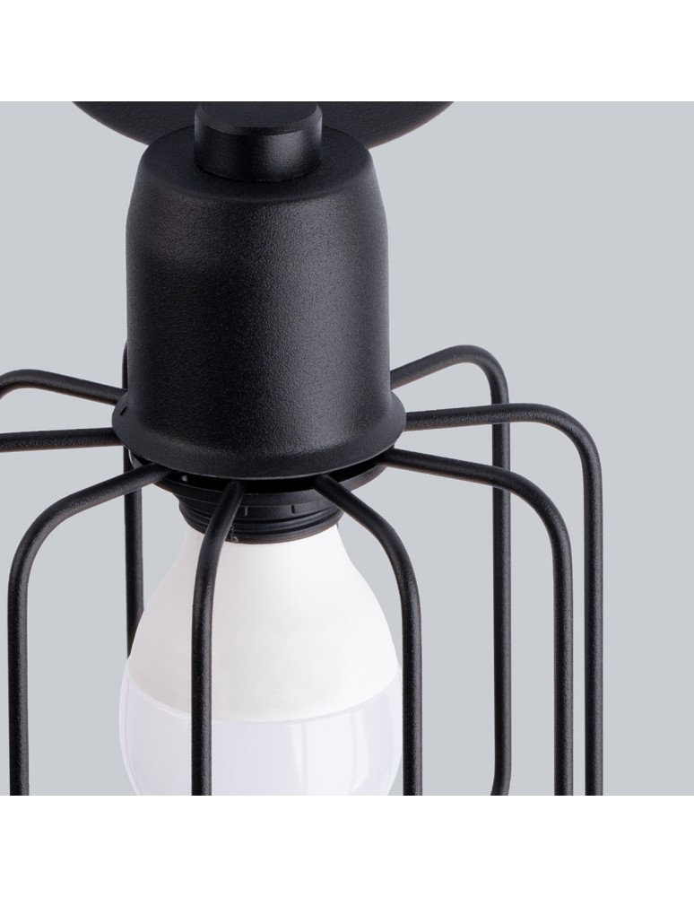 Wall lamps - Sollux Wall lamp BELUCI 1 black SL.1114 - product kolory-swiatla.pl 4