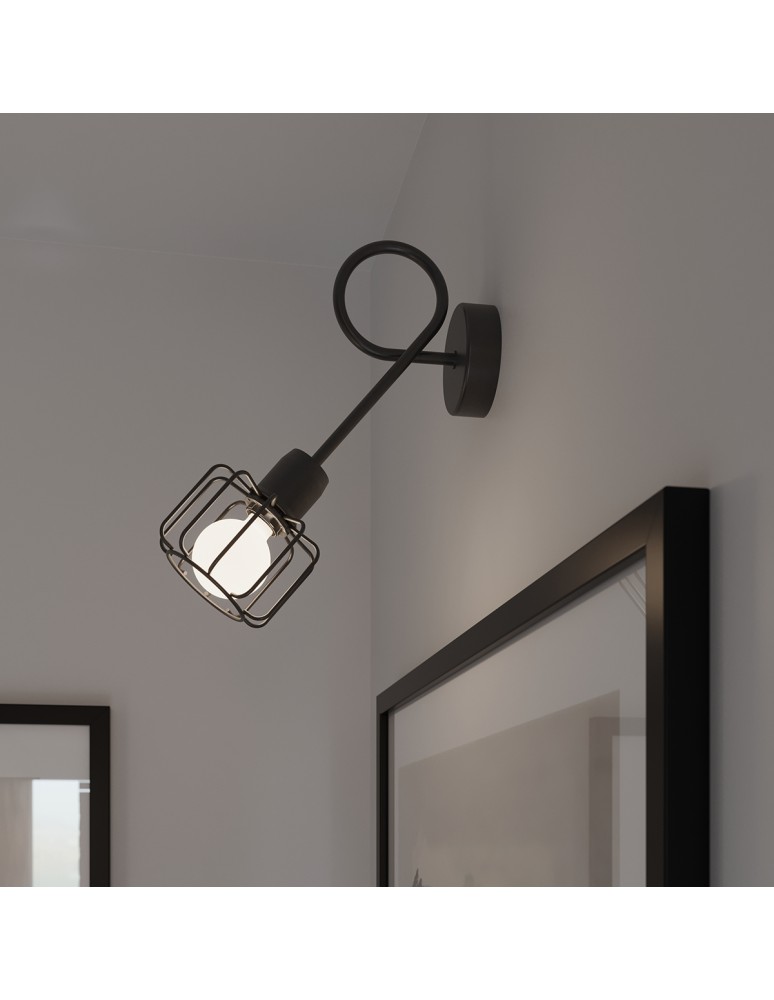 Wall lamps - Sollux Wall lamp BELUCI 1 black SL.1114 - product kolory-swiatla.pl 9