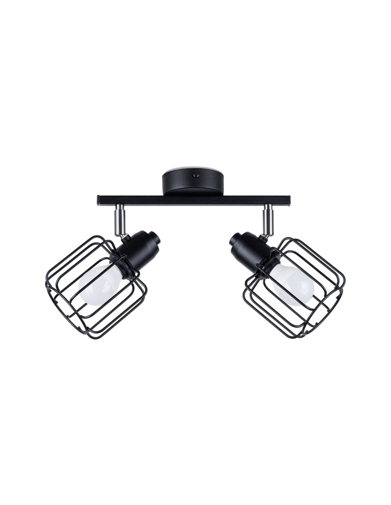 Adjustable ceiling lamps - spots - Sollux Plafond BELUCI 2 black SL.1115 - product kolory-swiatla.pl 1