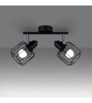 Adjustable ceiling lamps - spots - Sollux Plafond BELUCI 2 black SL.1115 - product 3
