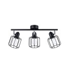 Adjustable ceiling lamps - spots - Sollux Plafond BELUCI 3 black SL.1116 - product 1