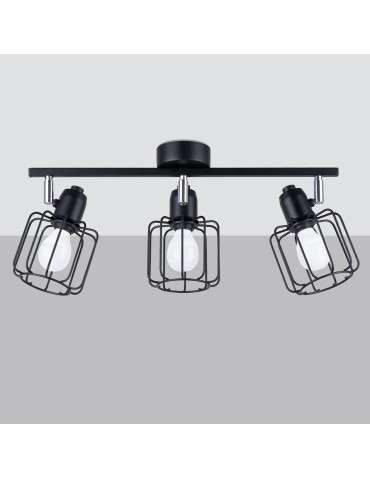 Sollux Plafon BELUCI 3 czarny SL.1116 - produkt 2