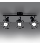 Adjustable ceiling lamps - spots - Sollux Plafond BELUCI 3 black SL.1116 - product 3