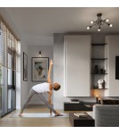 Adjustable ceiling lamps - spots - Sollux Plafond BELUCI 3 black SL.1116 - product 7