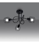 Chandeliers - Sollux Chandelier BELUCI 3S black SL.1118 - product 3