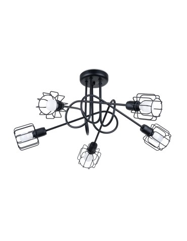 Sollux Chandelier BELUCI 5S black SL.1119