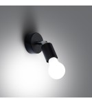 Wall lamps - Sollux Wall lamp FORNES 1 black SL.1120 - product 3