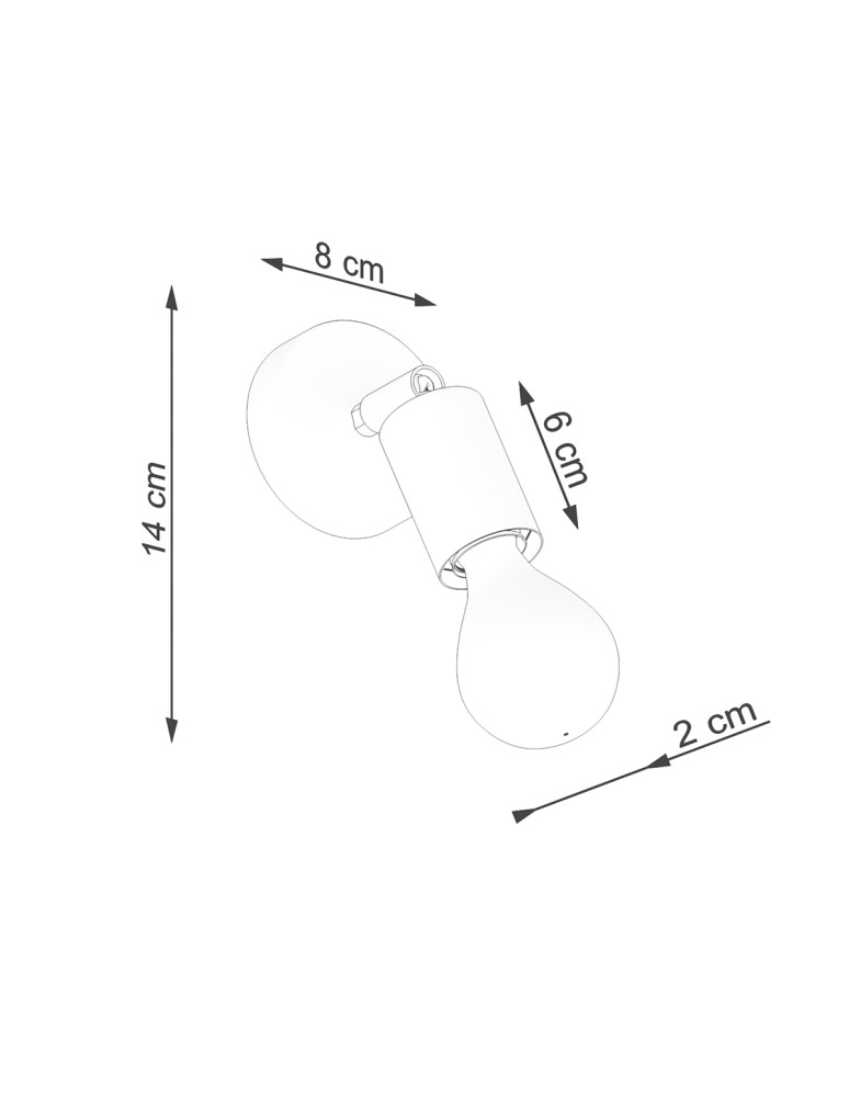 Wall lamps - Sollux Wall lamp FORNES 1 black SL.1120 - product kolory-swiatla.pl 5