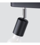 Adjustable ceiling lamps - spots - Sollux Plafond FORNES 2 black SL.1121 - product 4