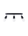 Sollux Plafond FORNES 3 black SL.1122