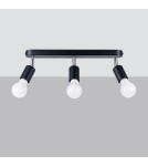 Adjustable ceiling lamps - spots - Sollux Plafond FORNES 3 black SL.1122 - product 2