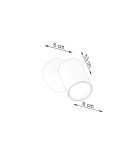 Wall lamps - Sollux Wall lamp LEMMI 1 white SL.1123 - product 5