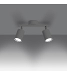 Adjustable ceiling lamps - spots - Sollux Plafond LEMMI 2 white SL.1124 - product 3