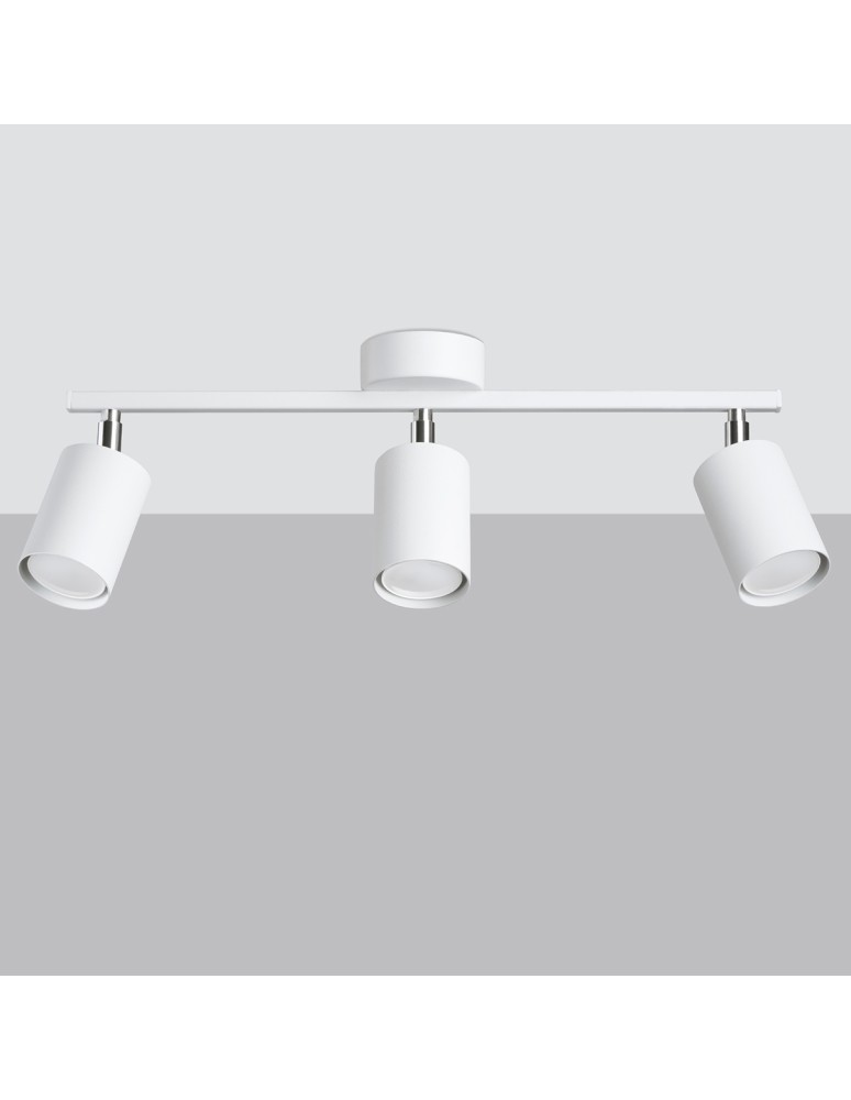 Adjustable ceiling lamps - spots - Sollux Plafond LEMMI 3 white SL.1125 - product kolory-swiatla.pl 2