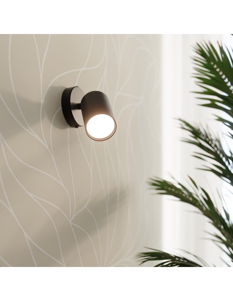 Wall lamps - Sollux Wall lamp LEMMI 1 black SL.1126 - product kolory-swiatla.pl 9