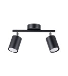 Adjustable ceiling lamps - spots - Sollux Plafond LEMMI 2 black SL.1127 - product 1